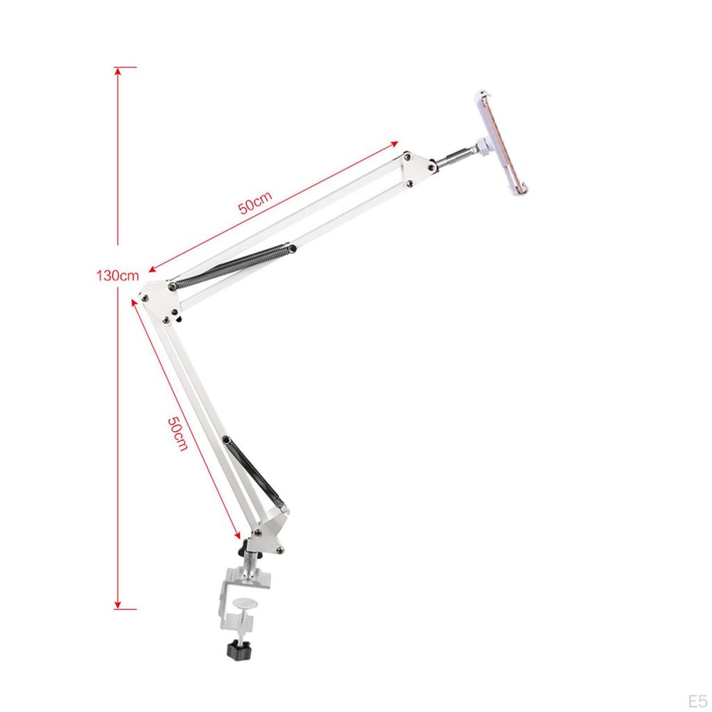 Adjustable Phone And Tablet Holder Stand for Bed, Universal Device Mount