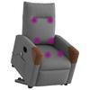 Lift-up Massage Chair, Electric, Reclining, Dark Gray