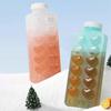Multifunktionale Eiswürfelform Herz-Eiswürfelbox Neue Press-Eiswürfelform