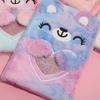 Cartoon Cute Pet Plush Notebook for Kids - Colorful Children's Diary & Student Notes