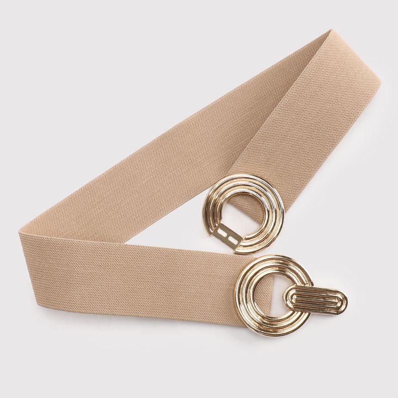 Women's Casual Elastic Waistband Decorative Fashion Belt