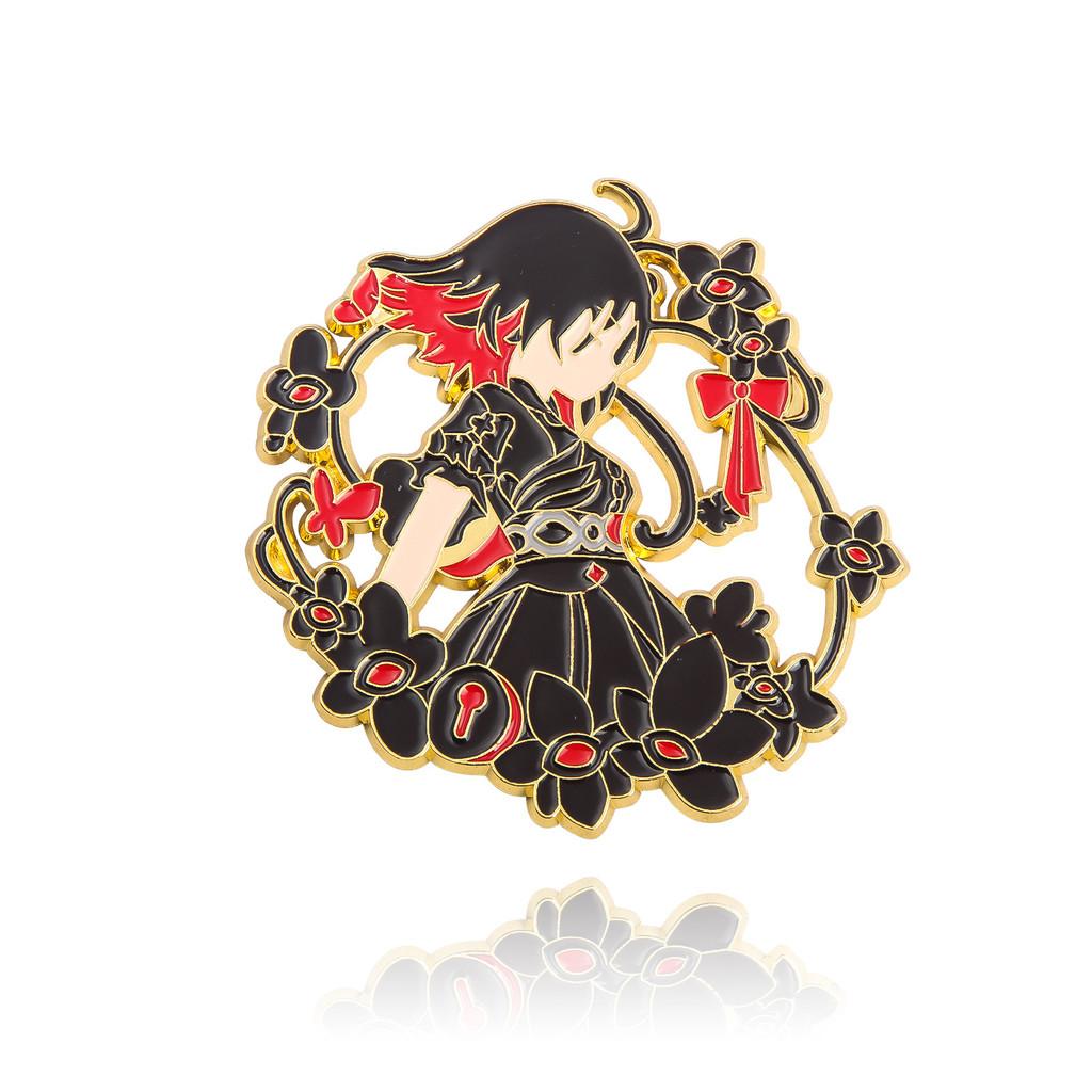 Брошь с персонажем мультфильма Honkai Star Rail, декоративная булавка из сплава для фанатов Sila