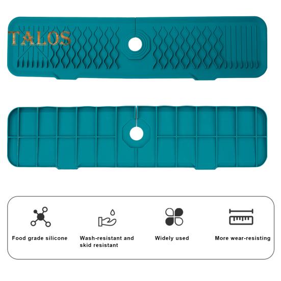 Silikonový kryt baterie Odkapávací podložka Kuchyňský dřez Ochrana proti stříkající vodě Sušící podložka na kuchyňskou linku Koupelnová houba Dávkovač mýdla Odkapávač