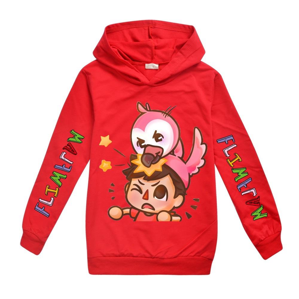 2026 Fall Anime Flamingo Youtube Gamer Albert Mr Flimflam Hoodie Kids Cute Sweatshirts Baby Boys Casual Coats Girls Outerwear