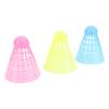 3Pcs LED Badminton Shuttlecocks Blue Yellow Pink Nylon Lighting Glow In The Dark Night Badminton Birdies for Indoor Outdoor