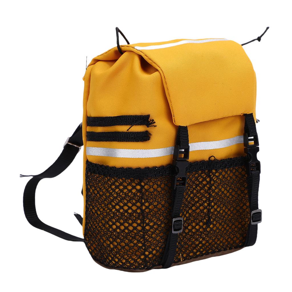 RC Simulation Backpack Fit for SCX10 1 8 1 10 RC Crawler Car Oxford Cloth RC Simulation Luggage Bag Decoration Yellow