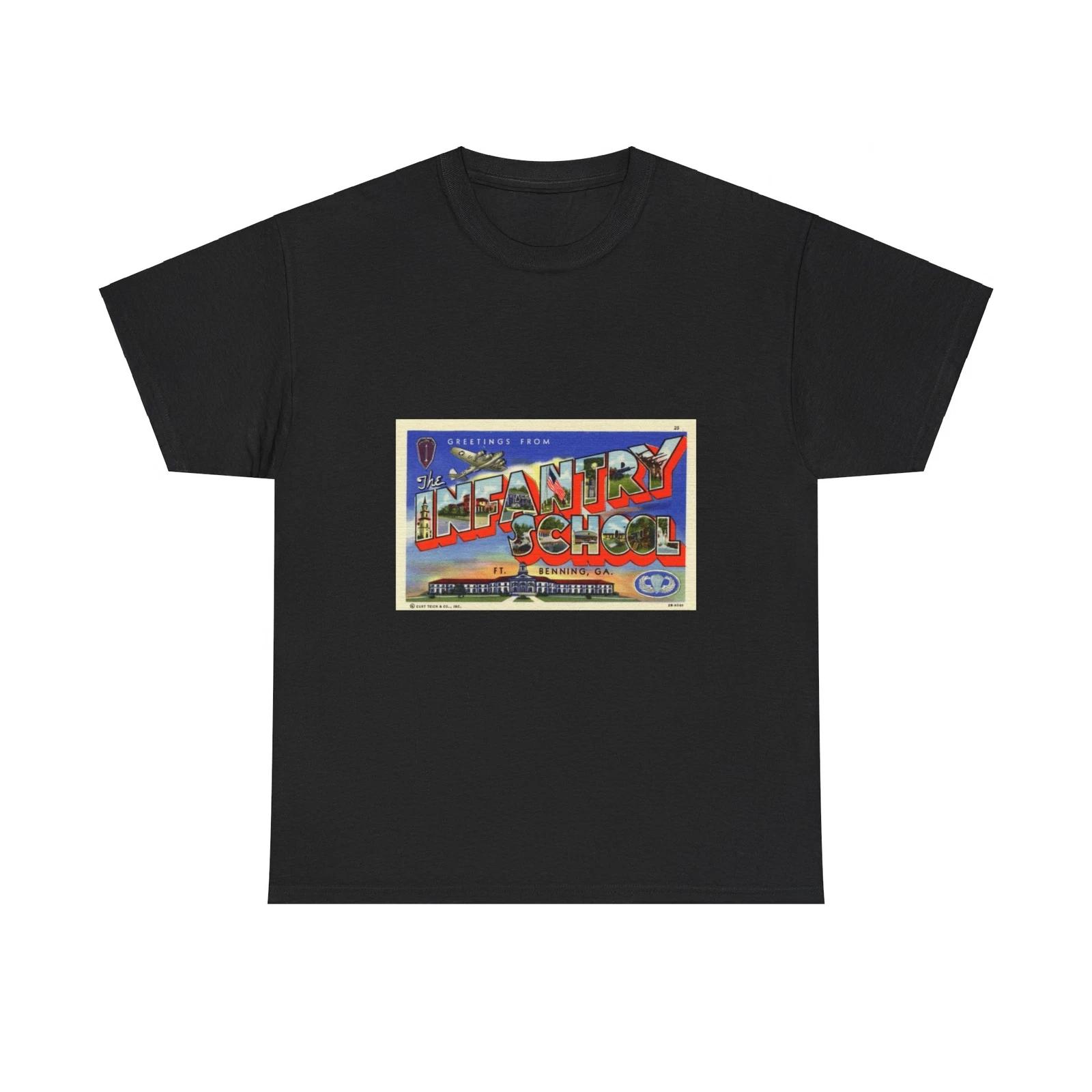 Greetings from the Infantry School Ft Benning GA (Greeting Postcards) T shirt S