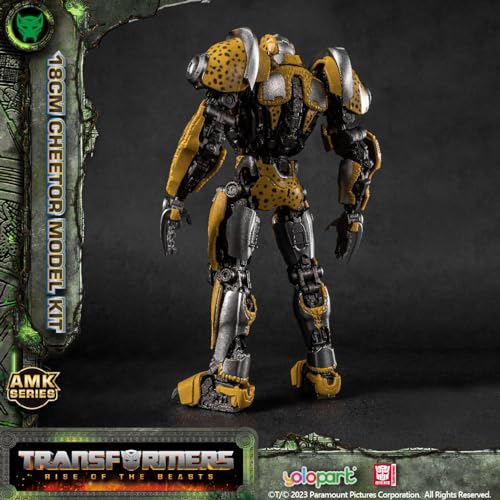 Doyusha Transformers/Beast Awakening 05 Cheetah, approximately 18cm tall, pre-painted plastic model