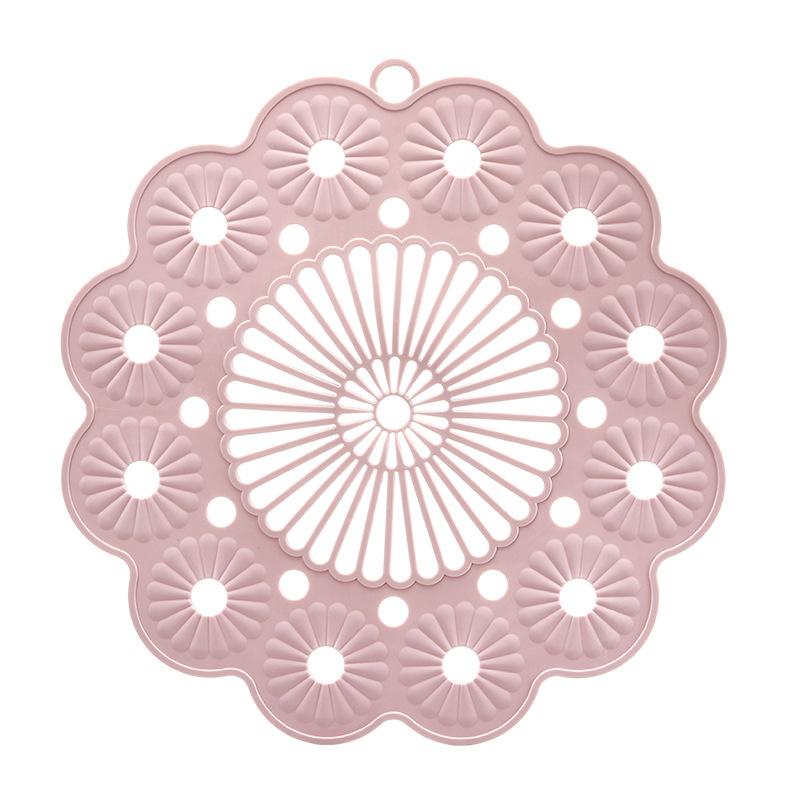 Silicone Flower Coasters Heat Insulation Anti-scald Waterproof Mats Creative Scandinavian Style Coffee Coaster Kitchen Accessory