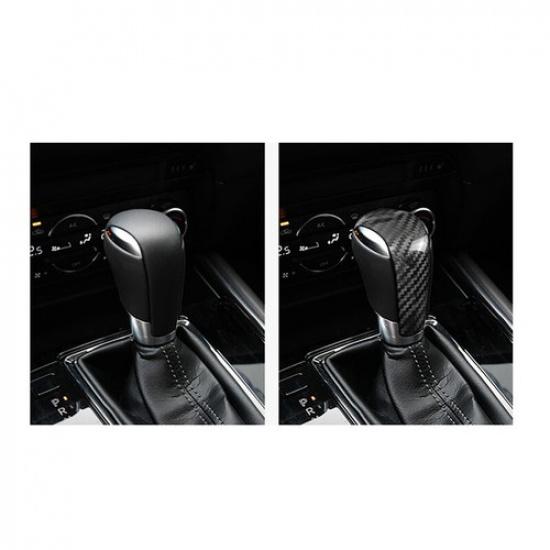 Carbon Fiber Car Interior Gear Shift Knob Cover Case For Mazda CX3 CX4 CX5 New