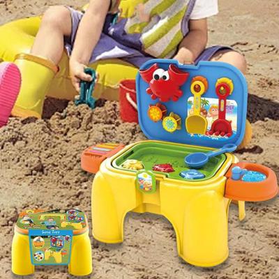 Strand Sandkasten Spielzeug Kinder Sandstuhl Multifunktional Leicht Dekorative Wasser Tisch Spielhocker