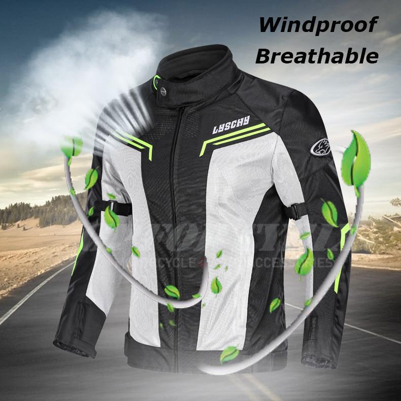 LYSCHY Thunder Wing Riding Clothing Motorcycle Jacket Racing Top Breathable Anti Drop