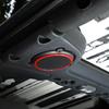 Roof Sound Speaker RingTrim Decor Cover Bezels for Jeep Wrangler JK 2008-14 Red
