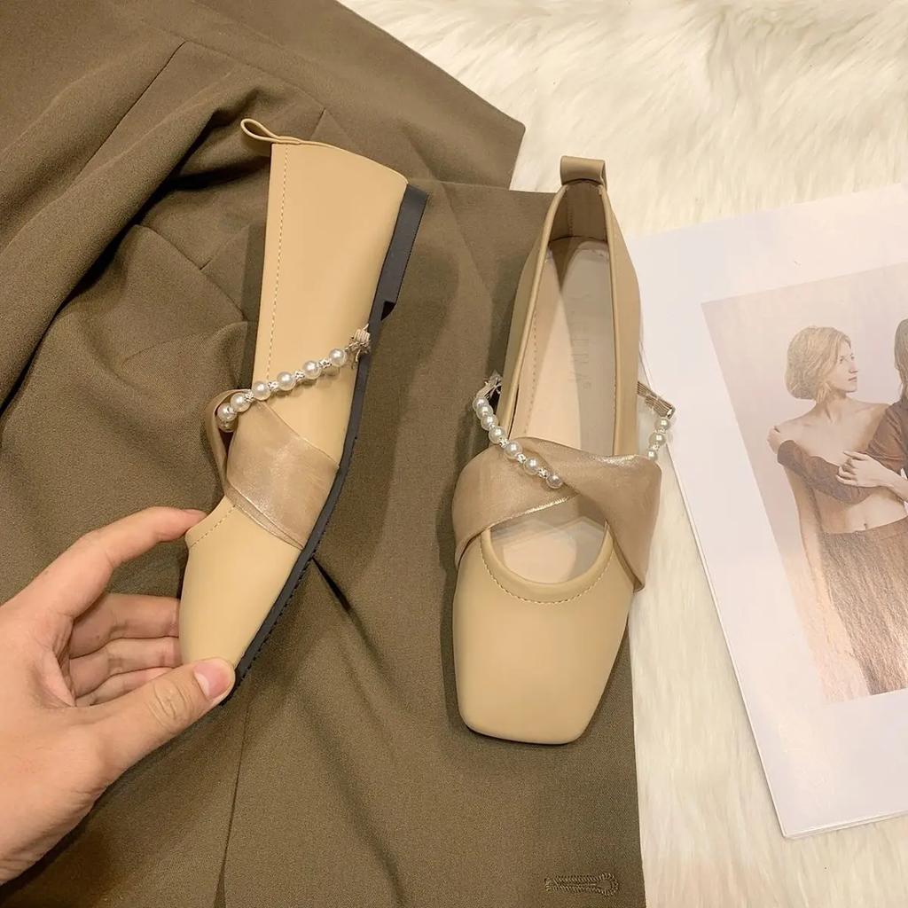 New Arrival Flat Bow Women Sandals Ballet Shoes 2025 Spring Summer New Walking Shoes Casual Women's Shoes Zapatos