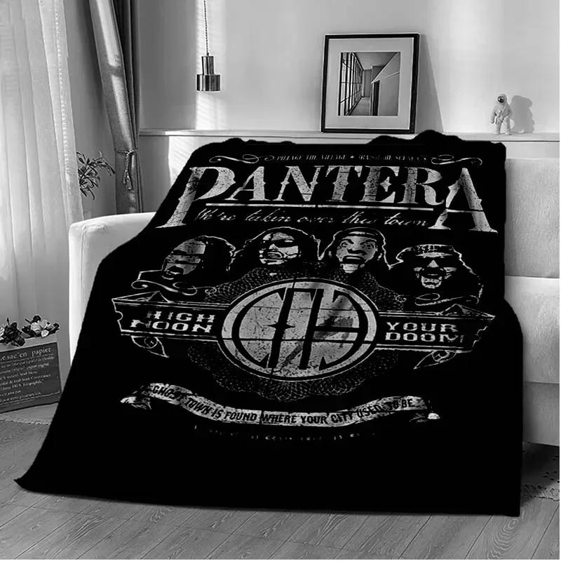 Κουβέρτα US Pantera Band Πόστερ Dimebag Darrell Τυπωμένη, για Σαλόνι, υπνοδωμάτιο, σπίτι, αυτοκίνητο, γραφείο, Δώρο για φίλο, εσύ Αγαπάς