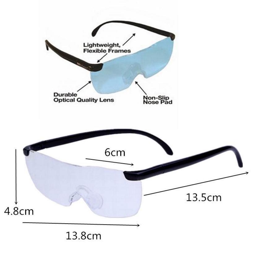 Reading Glasses 250 Degrees Reading Glasses Magnifying Eyewear Bigger