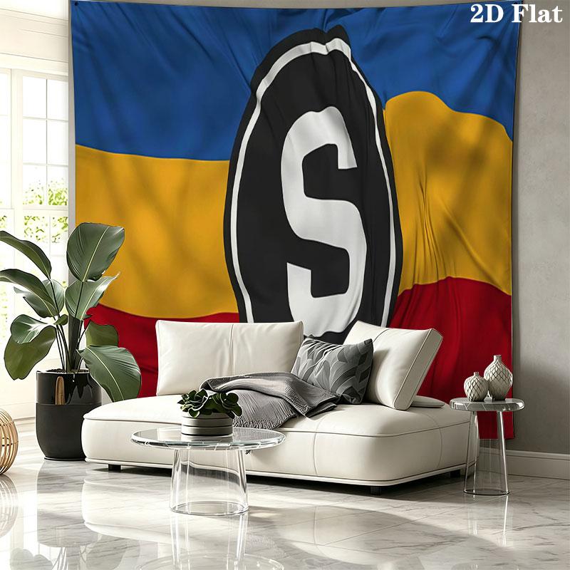 Iron Sparta Wall tapestry, aesthetic printed fabric blanket, suitable for bedroom, living room, and home decor.