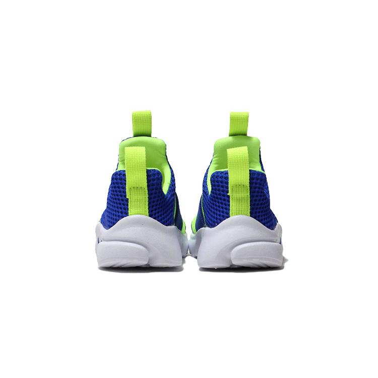 Nike Presto Extreme Low Top Running Shoes Blue Yellow Infant And
