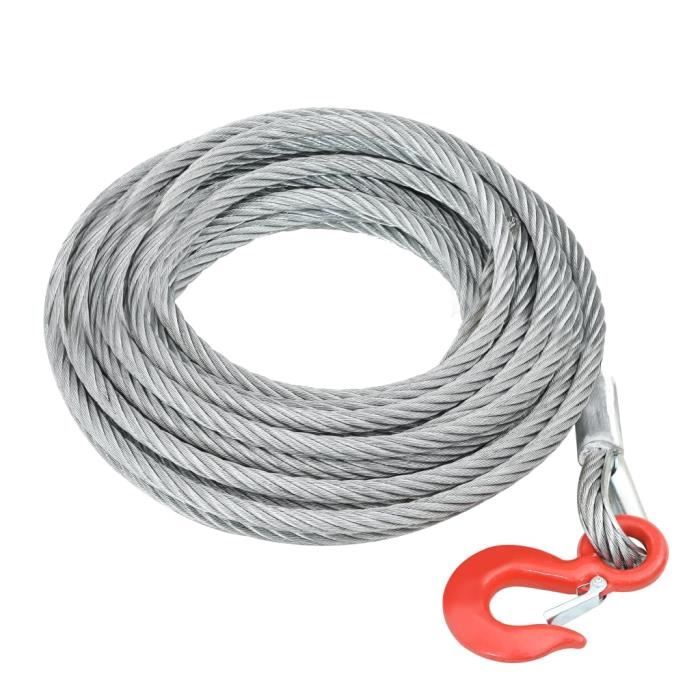 VidaXL Câble métallique 3200 kg 20 m