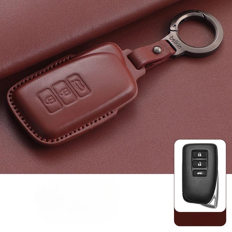 Leather Car Key Cover for Lexus NX ES UX US RC LX GX IS RX 200 250h 350h LS 450h 260h 300h UX20