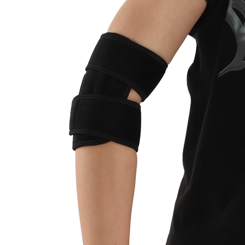 Elbow Pads Crashproof Breathable Adjustable Spring Support Elbow Brace for Tennis Basketball