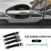 ABS Carbon Fiber Style For Subaru Forester 2025 2026 Car Reading Light Instrument Co-Pilot Rear Air Outlet Kits Modified Sticker