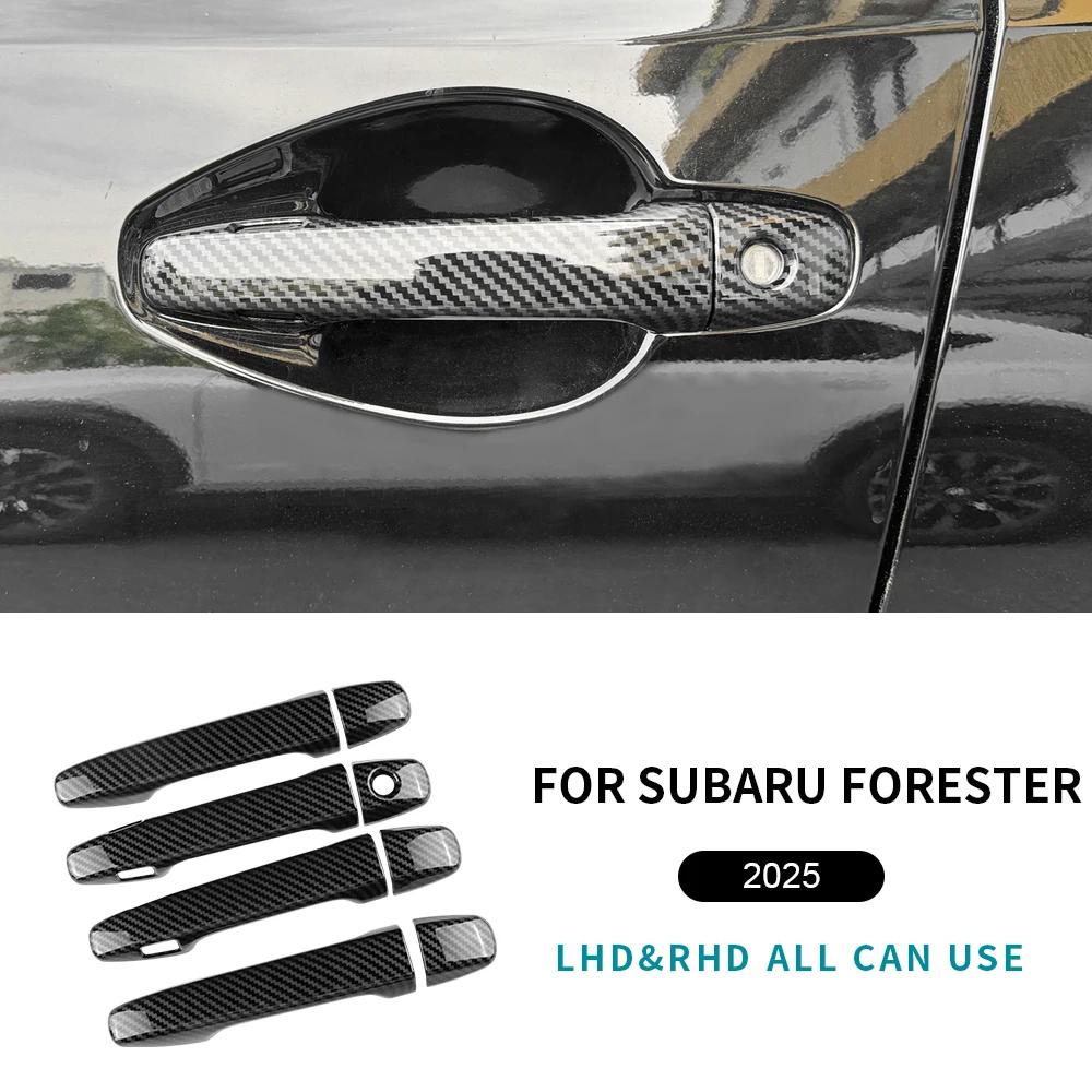 ABS Carbon Fiber Style For Subaru Forester 2025 2026 Car Reading Light Instrument Co-Pilot Rear Air Outlet Kits Modified Sticker