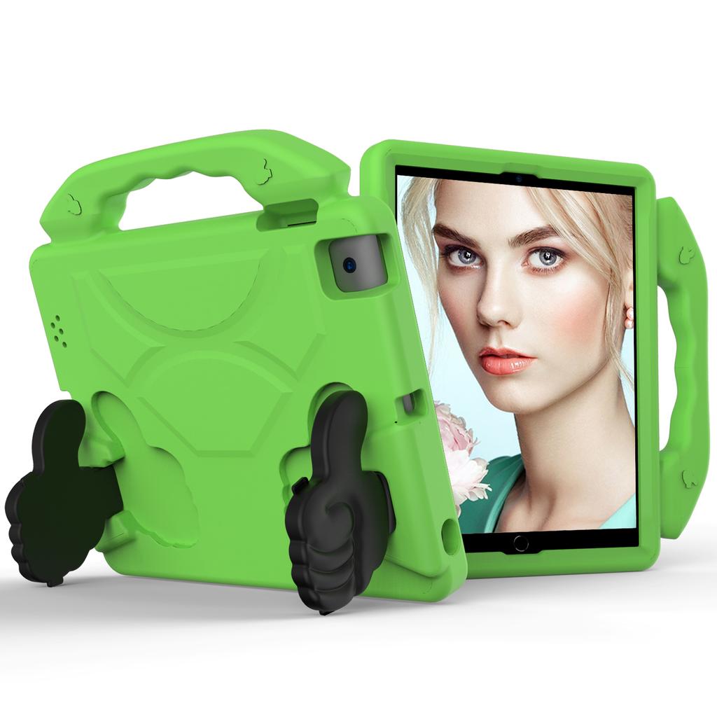 Dětský obal pro iPad 9.7 6. 5. Pro 9.7 palce Air 2 1 Nárazuvzdorný kryt pro iPad 2 3 4 5 6 mini 7 6 5 4 3 2 1 EVA Držák Palec nahoru