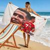 Ronaldo Print Beach Towel, Large Soft Quick Dry Towel for Beach Camping Swimming