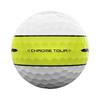 Callaway Chrome Tour 24 360 YLW Stripe Golf Balls, 4-Piece Construction, 360° Yellow Stripe and White
