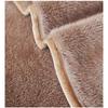 Solid Color Winter Plush Sofa Cushion Anti-Slip Thickened Warm Durable Dustproof Seat Cover Throw Blanket Machine Washable