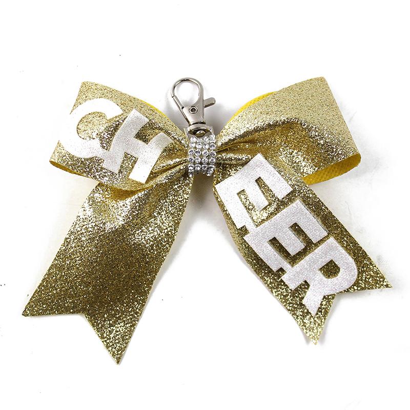 Creative  Cheerleader Keyrings With Glitters Designs Unique Keyrings Exquisite Backpack Decoration Accessories Gifts
