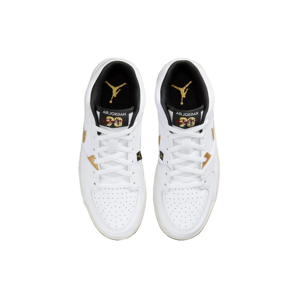 Air Jordan Stadium 90 White Metallic Gold Men Sneakers Black Sail DX4397-170