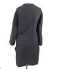 Adore Black Sandaloribar Collarless Coat 531-725115 Coat 38 blackUsed