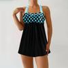 Plus Size Women Swimwear Push Up Bikini Two Piece Swimsuit Solid Bikinis Set Beachwear Bathing Suit