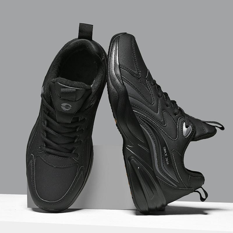 Brand Sneakers Boy Waterproof Snow Boots Winter Warm Plush Ankle Boots Outdoor Anti Slip Casual Sneakers Men Luxury Walking Shoe