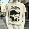 The Velvet Underground Für Fan Geschenk T-Shirt Unisex Unisex Harajuku Oversized Unisex Kurzarm Streetwear Hohe Qualität Paare T-Shirt