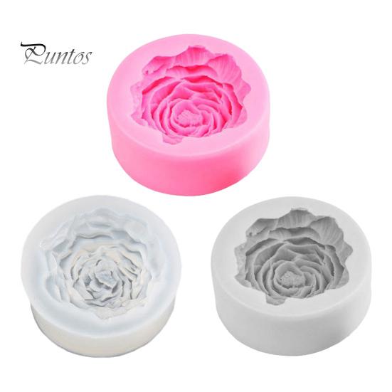 Silicone Flower Mold Chocolate Cake Ice Cubes Food Grade Reusable Non-Stick Floral Pastry Mold Kitchen Baking Gadgets