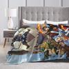 Avatar Der Letzte Airbender Flanelldecke Winter Weiche Warme Überwurfdecke für Kinder Wohnzimmer Tagesdecke Sofa Bettbezug