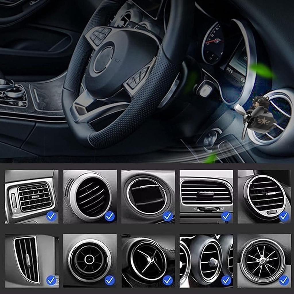 Car Air Freshener Cartoon Automotive Air Outlet Fan Freshener Vent Clips Aroma Diffuser,Car Diffuser,Car Perfume Aromatherapy Ornament Car Accessories
