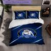 Canterbury-Bankstown Bulldogs Fantasia Microfibra Set Biancheria da Letto 3 Pezzi Decorazione Copripiumino Set Per Camera da Letto Uso Domestico