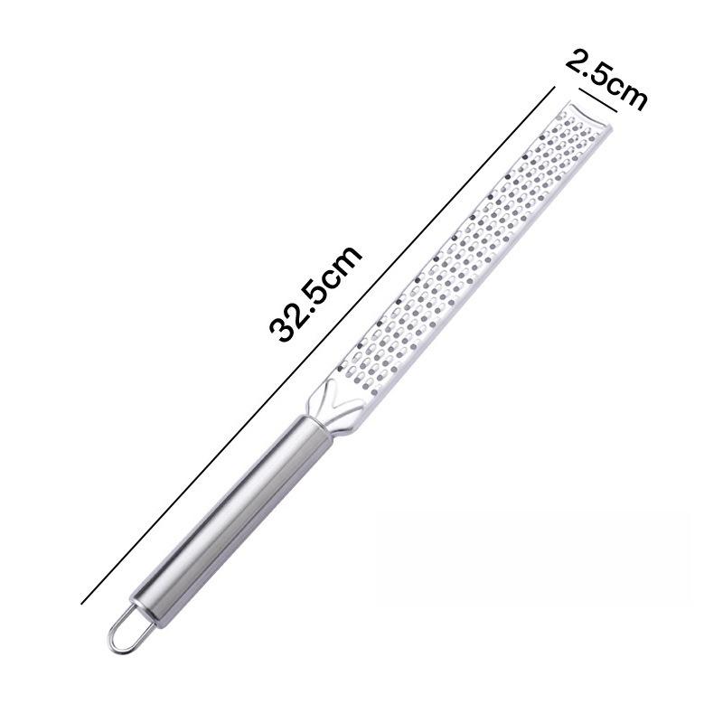 Kitchen Grater Lemon Citrus Fruit Peeler Ginger Garlic Long Chocolate Grater Cheese Spices Stainless Steel Grater Kitchen