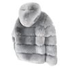 Women Faux Mink  Winter Hooded New Faux  Jacket Warm Thick Outerwear Jacket