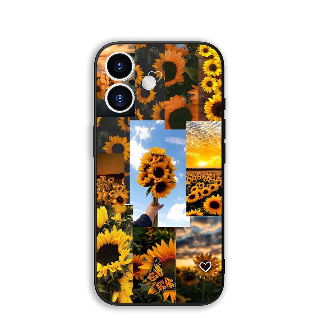 Cover for Motorola Moto G82 G20 G22 G23 G32 G8 G7 G9 Power Plus G41 G30 G71 E22 E13 E20 E32 Phone Case With Sunflower Flower
