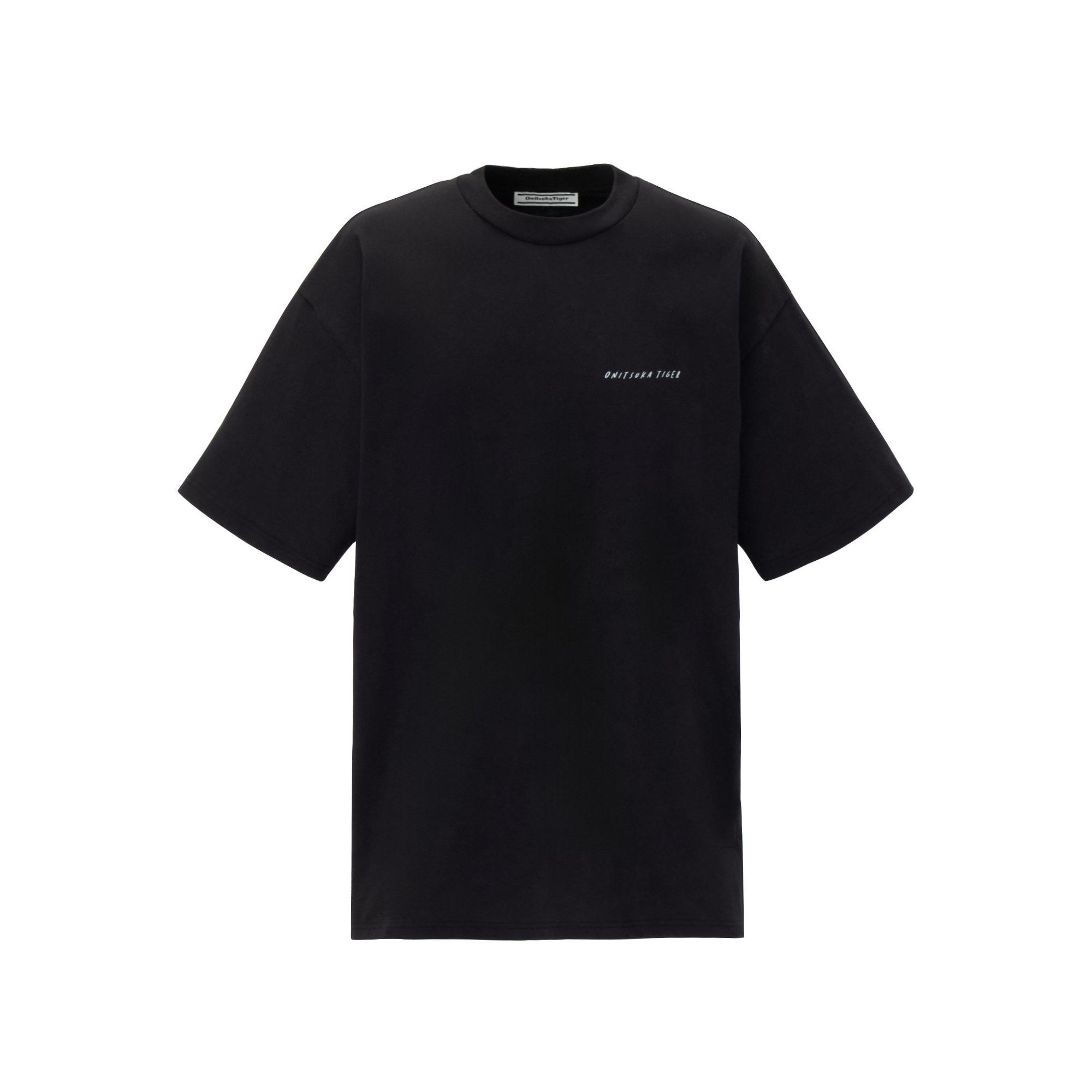 Onitsuka Tiger OVERSIZED GRAPHIC T Shirt Unisex Black 2183B623-001 L