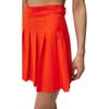 J.Lindeberg Solid Color Pleated Zipper Short Casual Skirt Women skirts Orange GWSD09294-G016