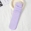 One Pairs Japanese Korean Women Ice Thin Loose Calf Tube Socks Summer Nylon Socks  College Style Solid Color Socks