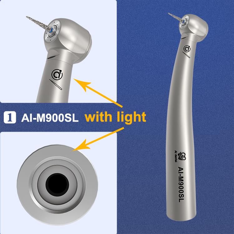 

Стоматологический высокоскоростной наконечник с крутящим моментом, сверхлегкий корпус с оптоволоконным N-образным соединением, наконечник воздушной турбины