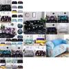 Wrinkle Resistant Anti-slip Couch Sofa Cover Made From Soft Polyester And Spandex