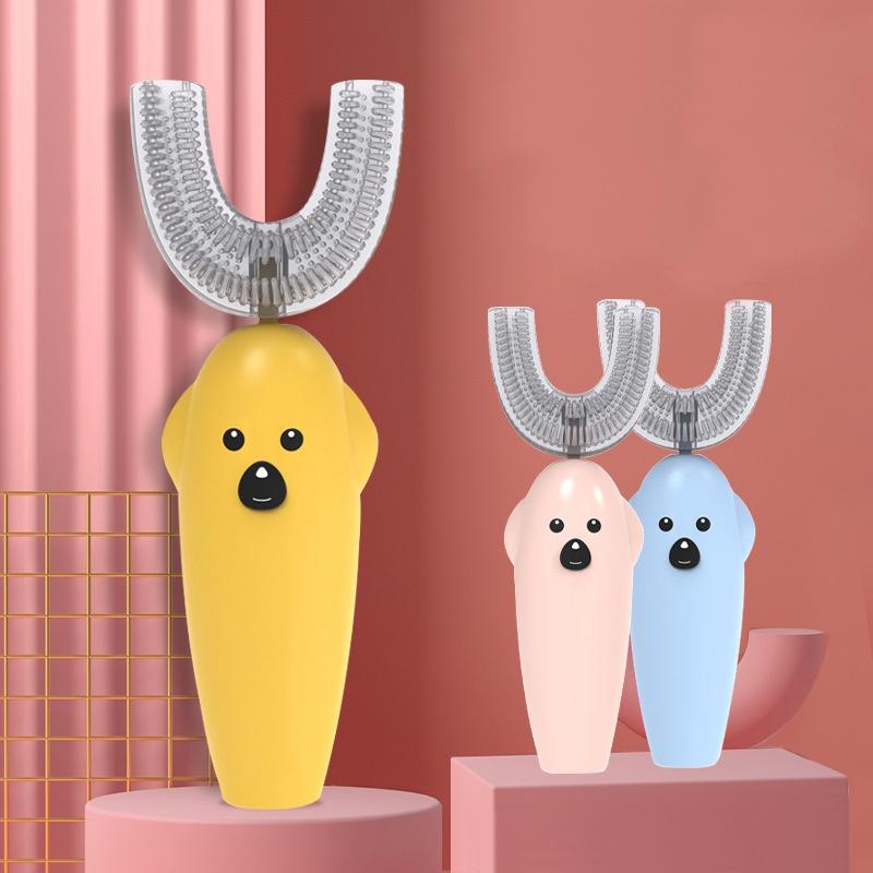 Gentle Electric Toothbrush For Kids Featuring Safe Silicone Design And Automatic Functionality